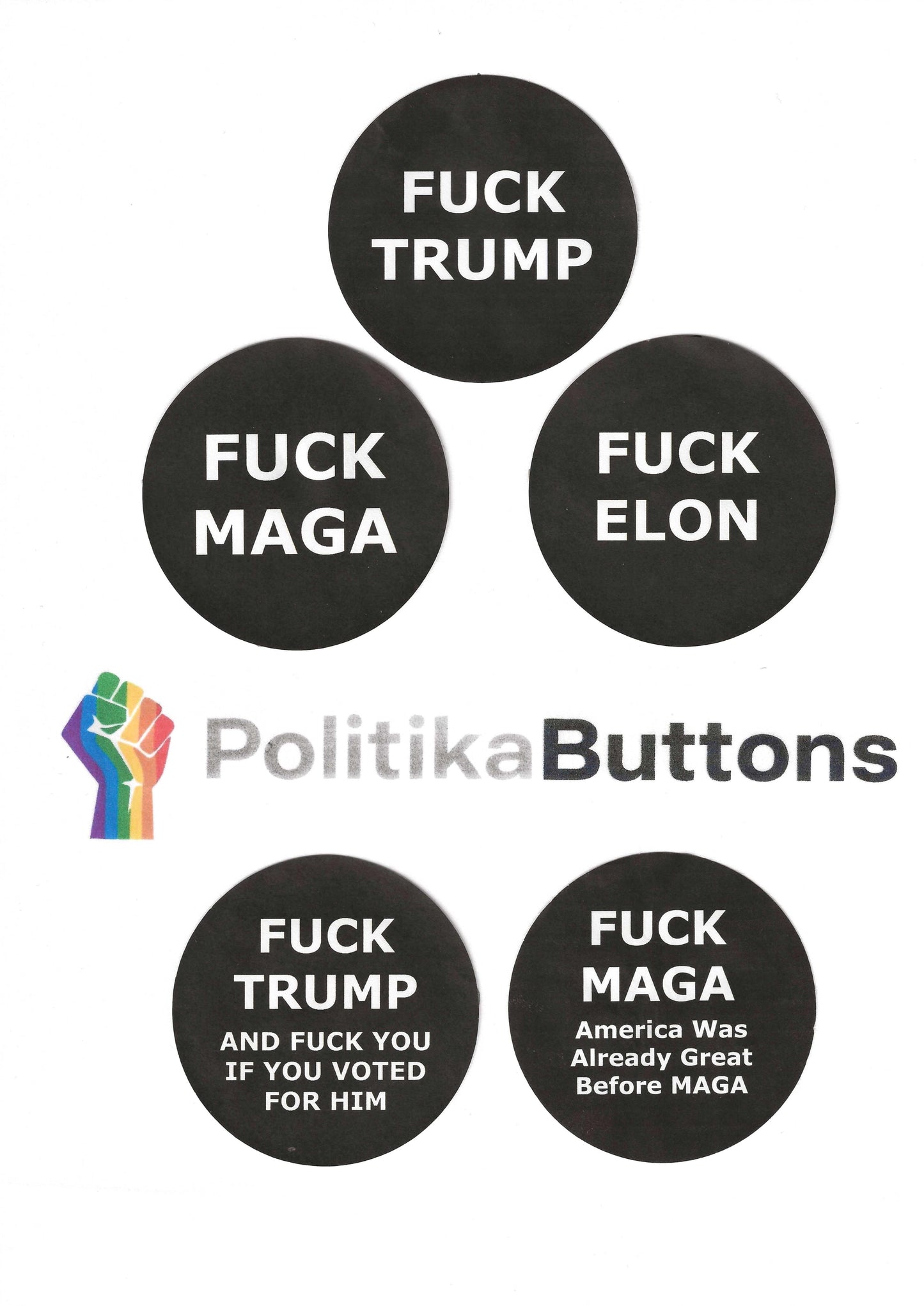 Buttons 1-5